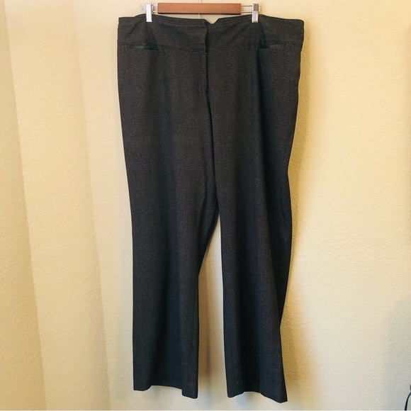 Lane Bryant Pants - Lane Bryant Gray Glenn Plaid Print Wide Leg Pants with Flaws CS11071851